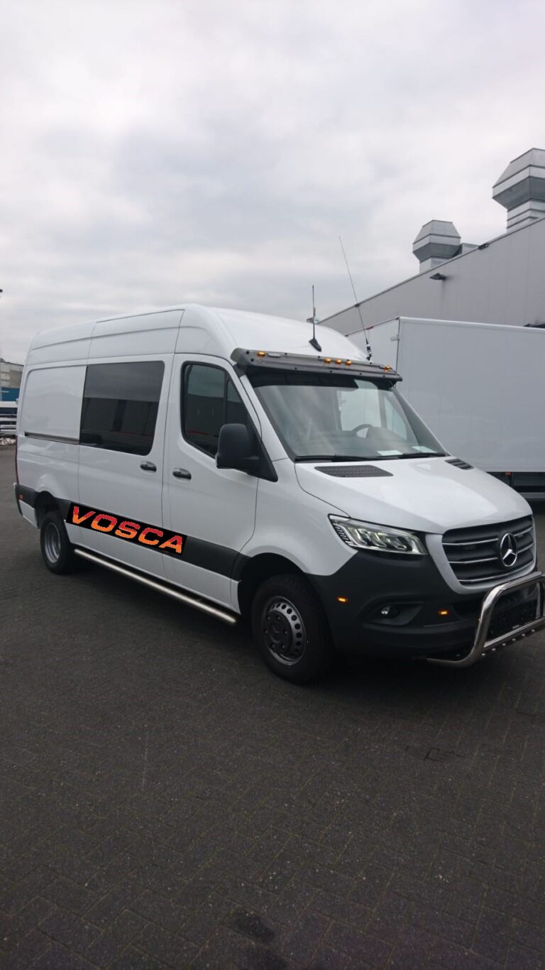 Extern zonnescherm hindermann voor Mercedes Sprinter en Volkswagen Crafter 2007 - 2014 W906
