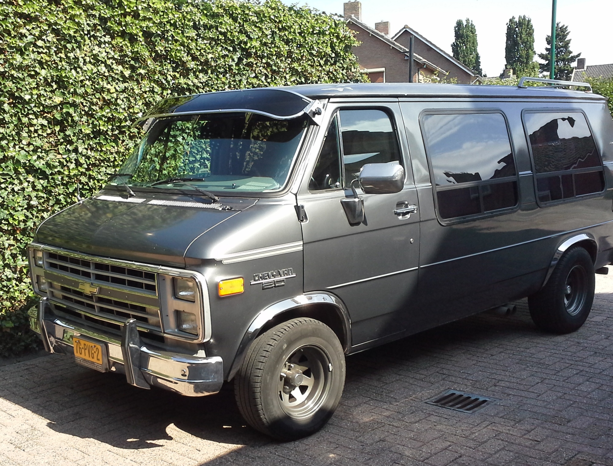 Classic Zonneklep Chevrolet Chevy Van Vosca